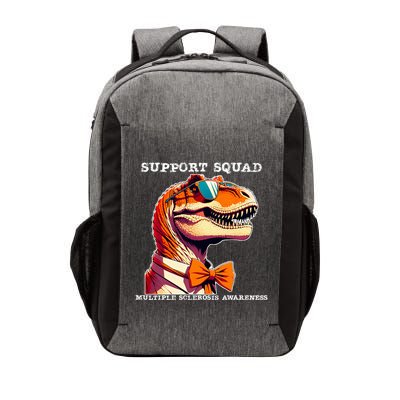 Ms Warrior Ms Support Squad Multiple Sclerosis Awareness Vector Backpack