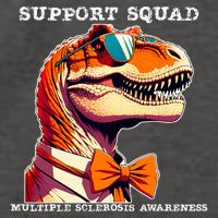 Ms Warrior Ms Support Squad Multiple Sclerosis Awareness Vector Backpack