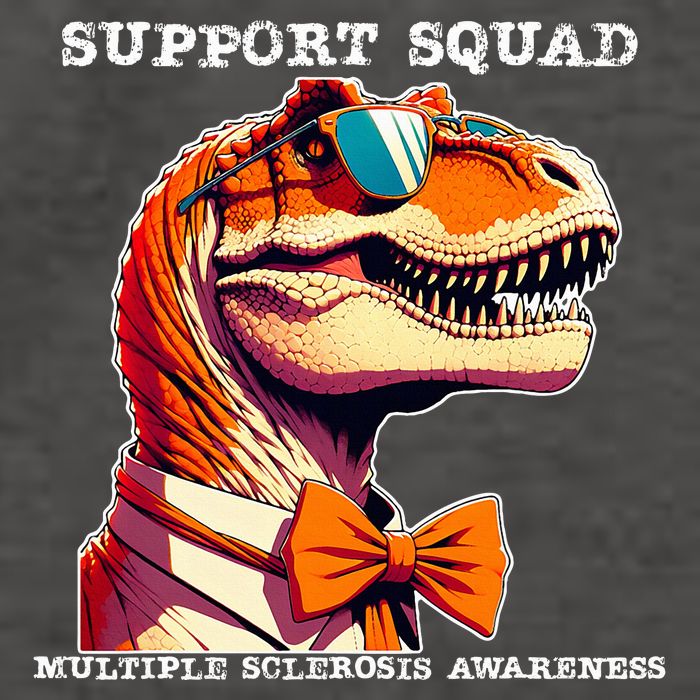 Ms Warrior Ms Support Squad Multiple Sclerosis Awareness Vector Backpack