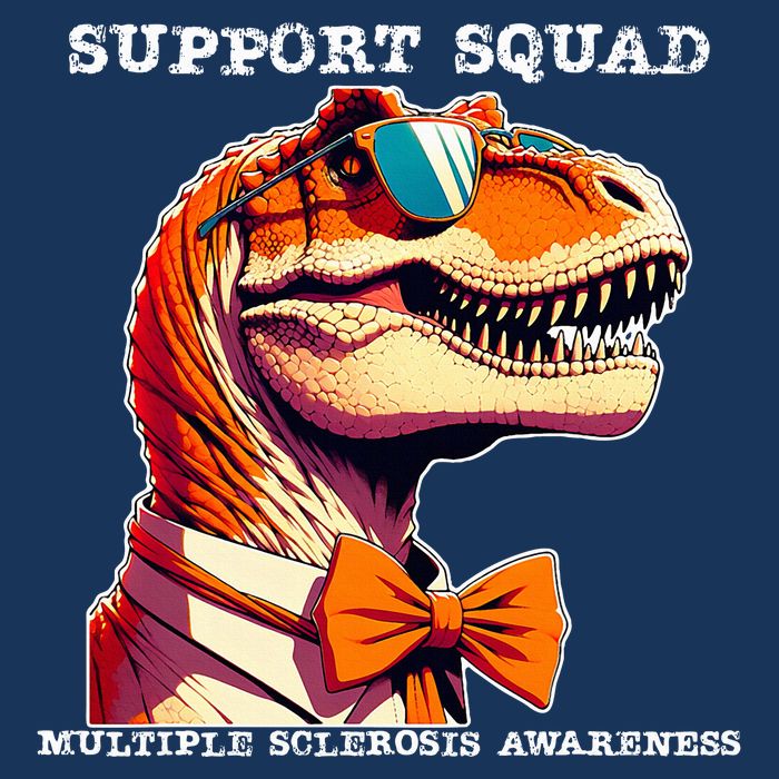 Ms Warrior Ms Support Squad Multiple Sclerosis Awareness Infant Baby Jersey Bodysuit