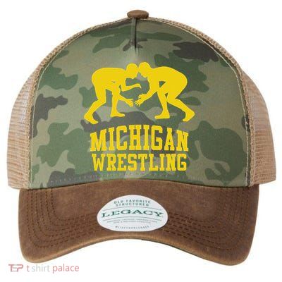 Michigan Wrestling Legacy Tie Dye Trucker Hat