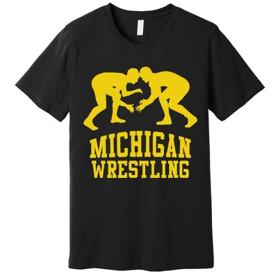 Michigan Wrestling Premium T-Shirt
