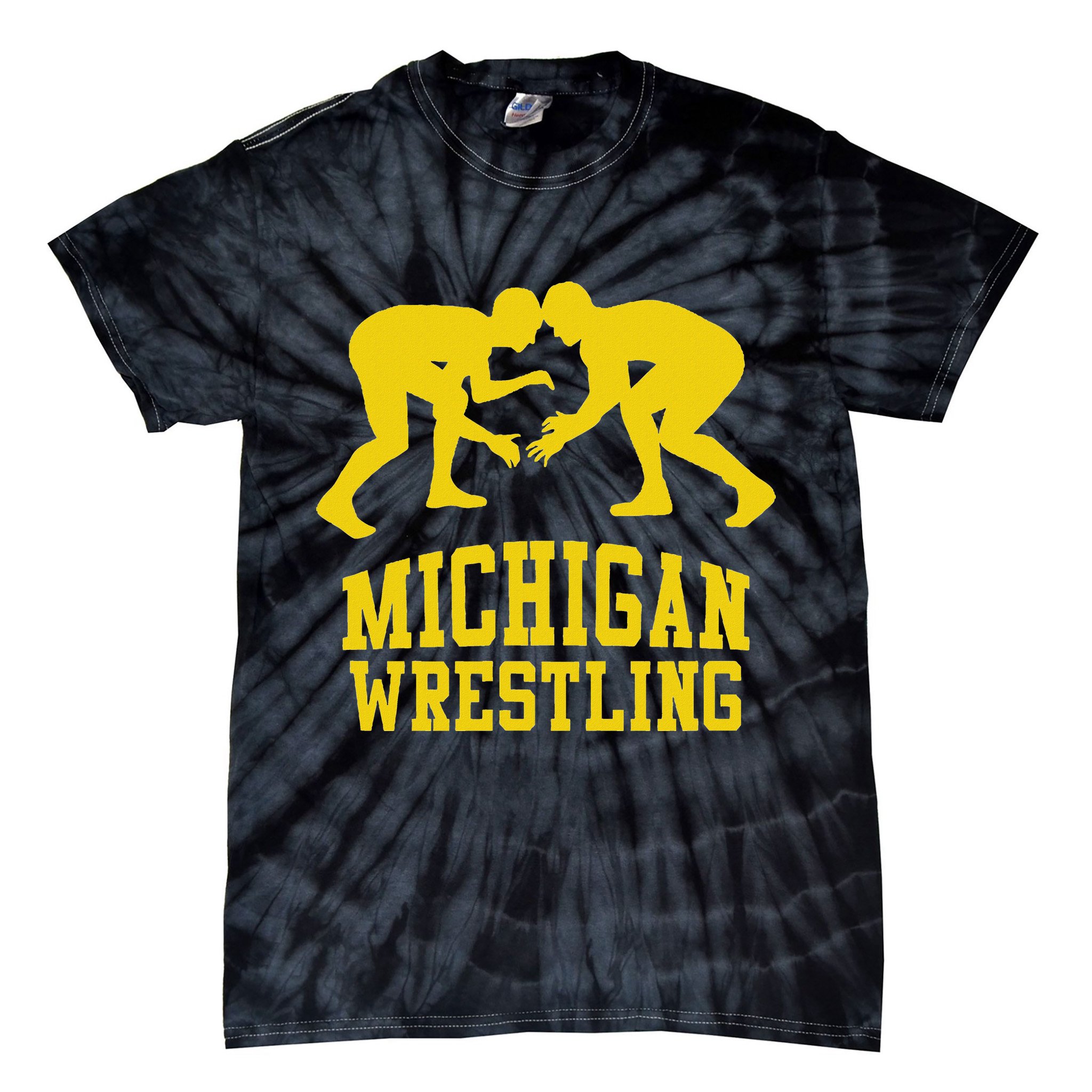 Michigan Wrestling Tie-Dye T-Shirt