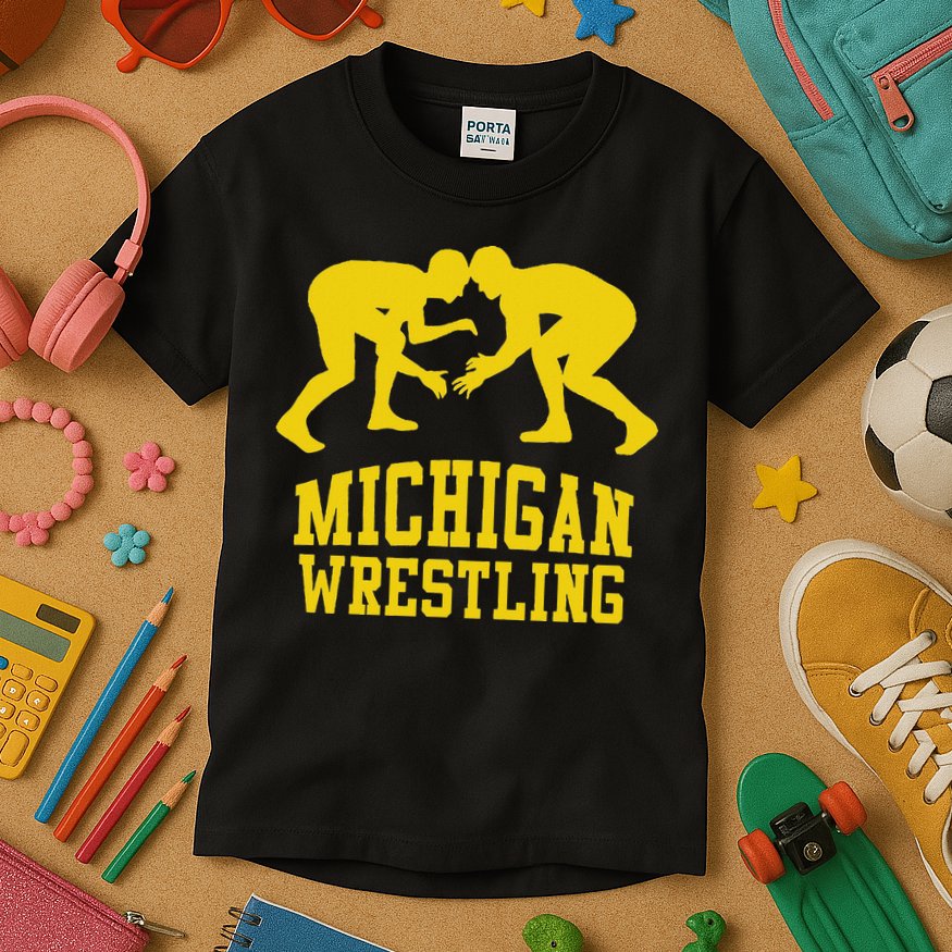 Michigan Wrestling Kids T-Shirt