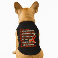 Ms Warrior Multiple Sclerosis Awareness Graphic Doggie Tank