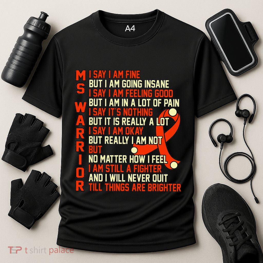 Ms Warrior Multiple Sclerosis Awareness Graphic Performance Shirt