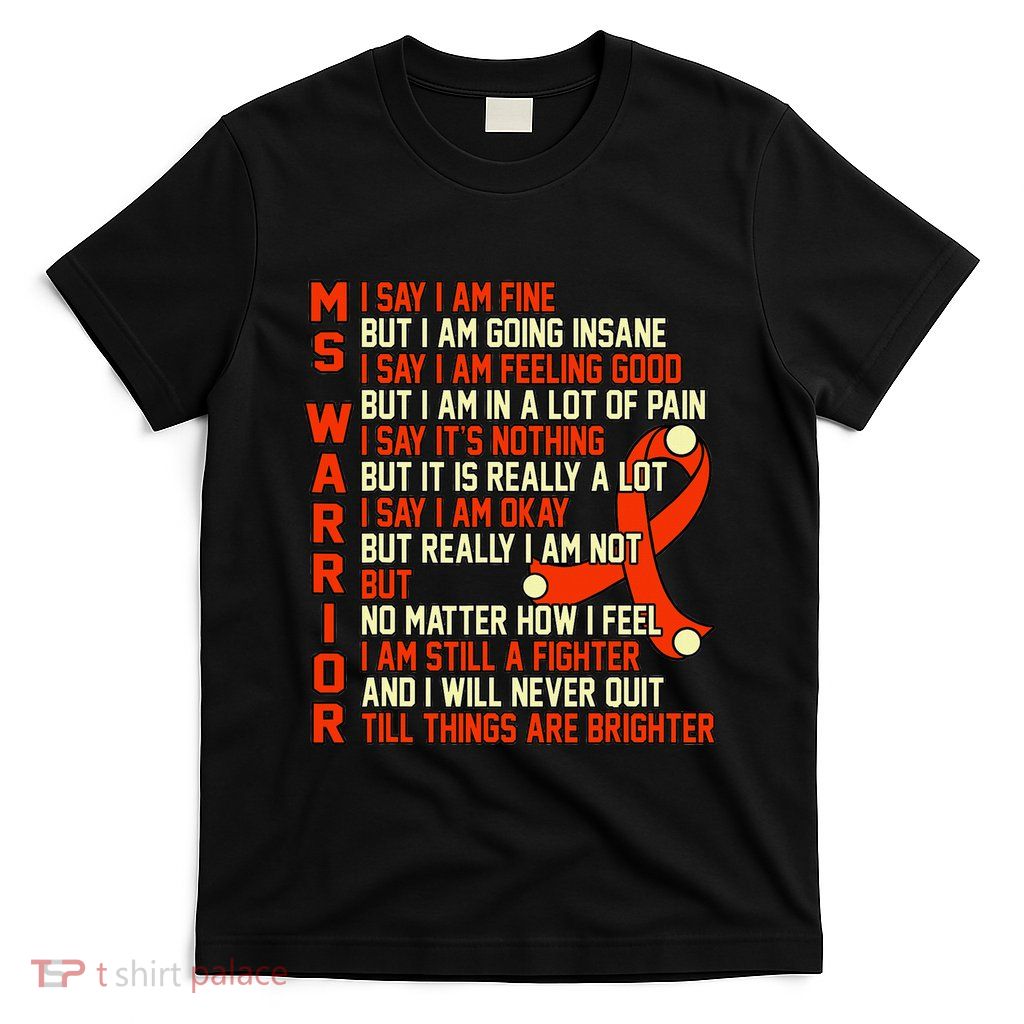 Ms Warrior Multiple Sclerosis Awareness Graphic T-Shirt