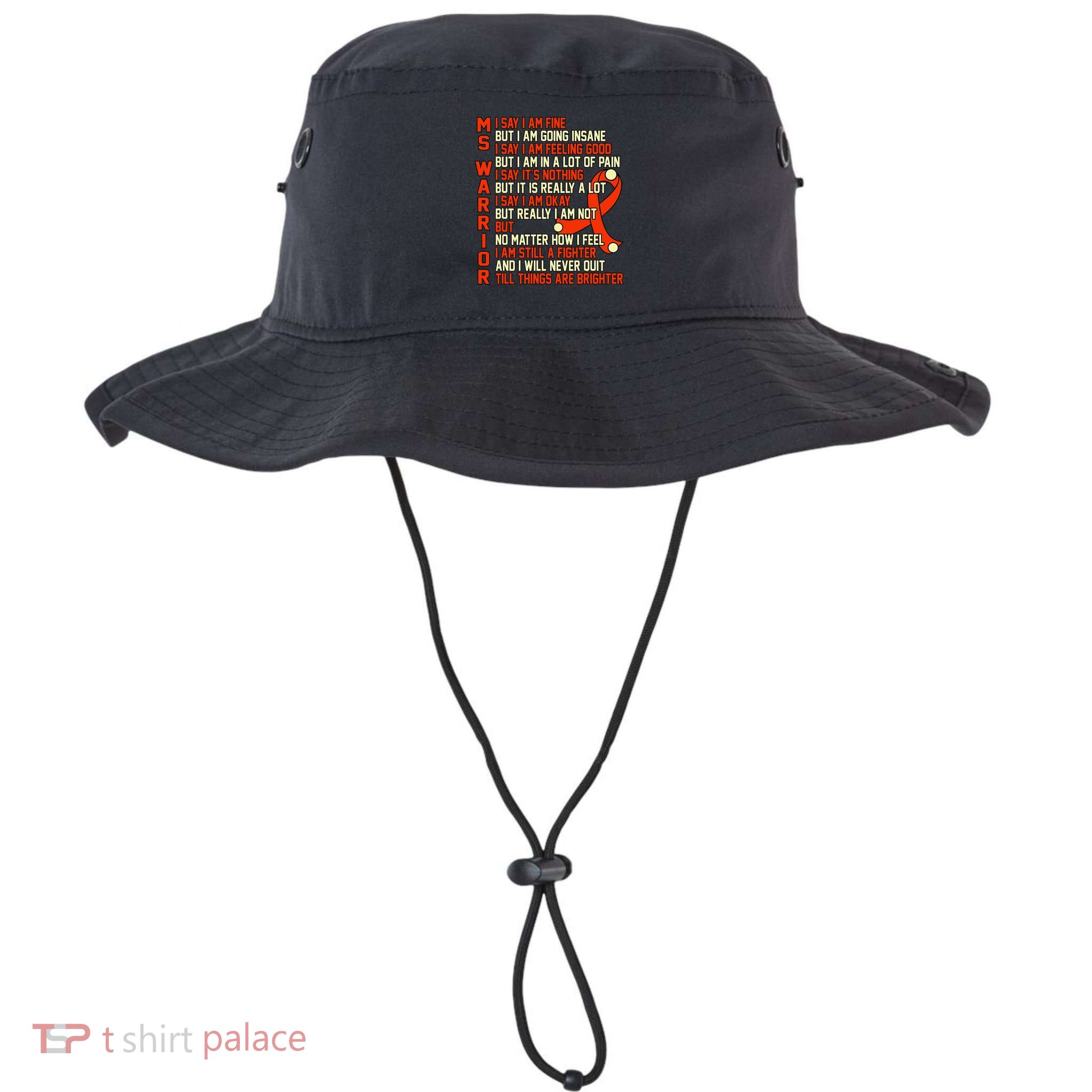 Ms Warrior Multiple Sclerosis Awareness Graphic Bucket Hat