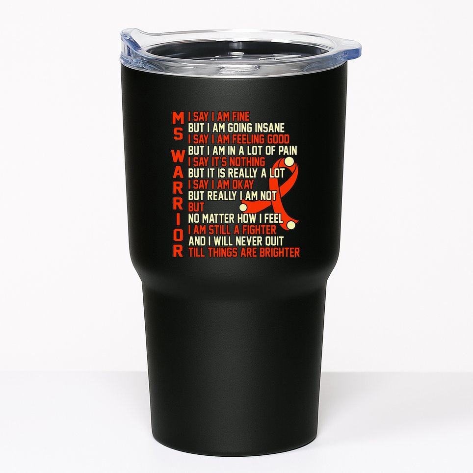 Ms Warrior Multiple Sclerosis Awareness Graphic Tumbler