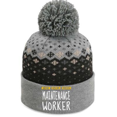 Maintenance Worker The Baniff Cuffed Pom Beanie