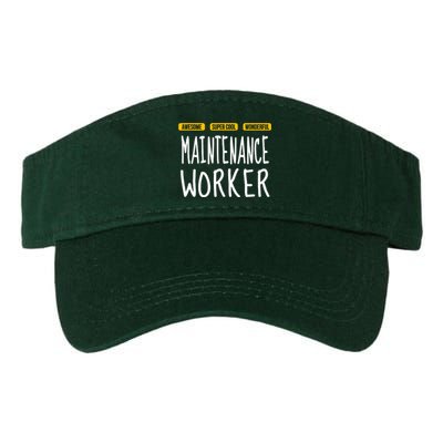 Maintenance Worker Valucap Bio-Washed Visor