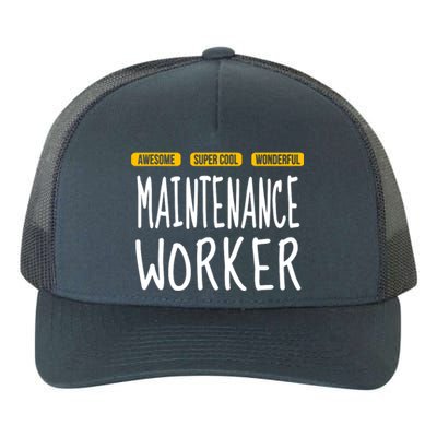 Maintenance Worker Yupoong Adult 5-Panel Trucker Hat