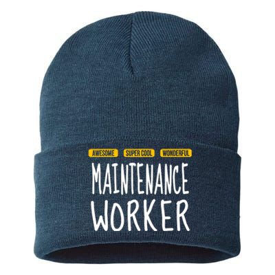 Maintenance Worker Sustainable Knit Beanie