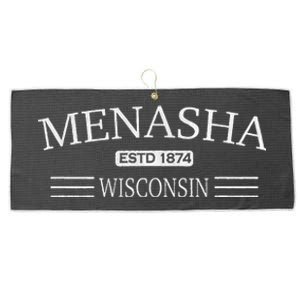 Menasha Wisconsin Large Microfiber Waffle Golf Towel