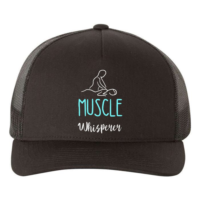 Muscle Whisperer Massage Therapist Spa Masseur Kneading Yupoong Adult 5-Panel Trucker Hat