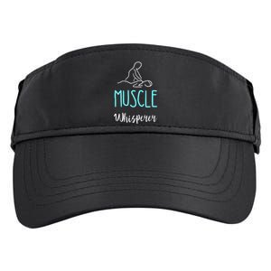 Muscle Whisperer Massage Therapist Spa Masseur Kneading Adult Drive Performance Visor