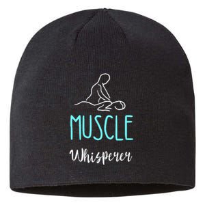 Muscle Whisperer Massage Therapist Spa Masseur Kneading Sustainable Beanie