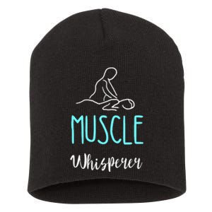 Muscle Whisperer Massage Therapist Spa Masseur Kneading Short Acrylic Beanie