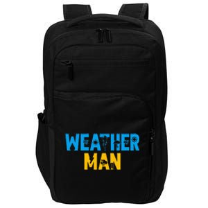 Meteorology Weather Man Meteorologist Storm Forecaster Impact Tech Backpack