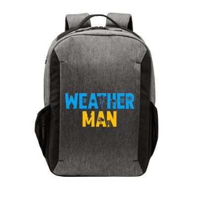 Meteorology Weather Man Meteorologist Storm Forecaster Vector Backpack