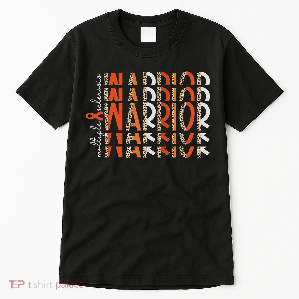 Ms Warrior Multiple Sclerosis Awareness Orange Ribbon Tall T-Shirt
