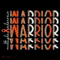 Ms Warrior Multiple Sclerosis Awareness Orange Ribbon Tall T-Shirt
