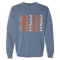 Ms Warrior Multiple Sclerosis Awareness Orange Ribbon Garment-Dyed Sweatshirt