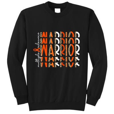 Ms Warrior Multiple Sclerosis Awareness Orange Ribbon Sweatshirt