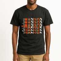 Ms Warrior Multiple Sclerosis Awareness Orange Ribbon Tall T-Shirt