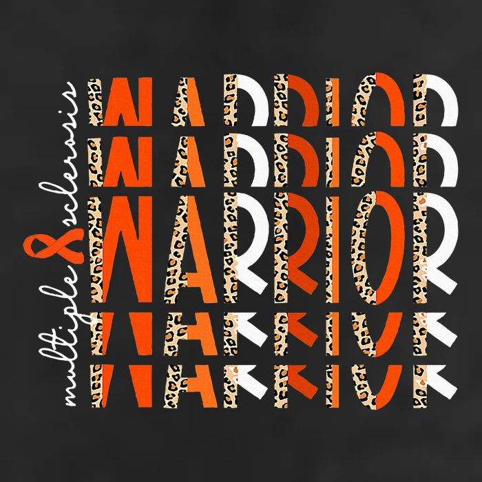 Ms Warrior Multiple Sclerosis Awareness Orange Ribbon Beanie