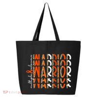 Ms Warrior Multiple Sclerosis Awareness Orange Ribbon 25L Jumbo Tote