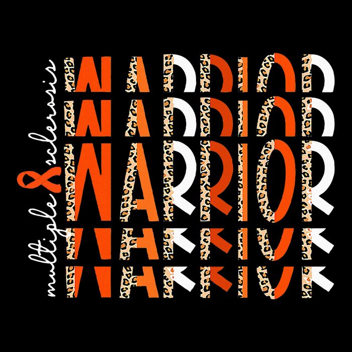 Ms Warrior Multiple Sclerosis Awareness Orange Ribbon Visor