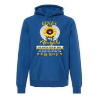 My Wife My Angel She Will Never Be Gone From My Heart Gift Premium Hoodie