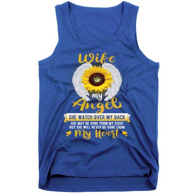 My Wife My Angel She Will Never Be Gone From My Heart Gift Tank Top