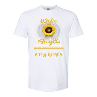 My Wife My Angel She Will Never Be Gone From My Heart Gift Softstyle CVC T-Shirt