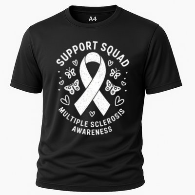 Ms Warrior Ms Support Squad For Multiple Sclerosis Awareness Performance Shirt