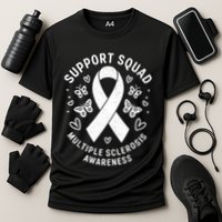 Ms Warrior Ms Support Squad For Multiple Sclerosis Awareness Performance Shirt