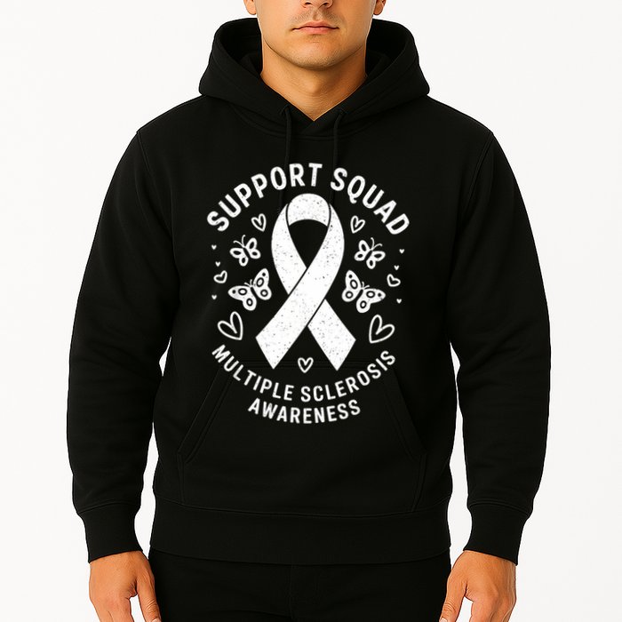 Ms Warrior Ms Support Squad For Multiple Sclerosis Awareness Hoodie