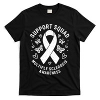 Ms Warrior Ms Support Squad For Multiple Sclerosis Awareness T-Shirt