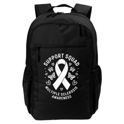 Ms Warrior Ms Support Squad For Multiple Sclerosis Awareness Daily Commute Backpack