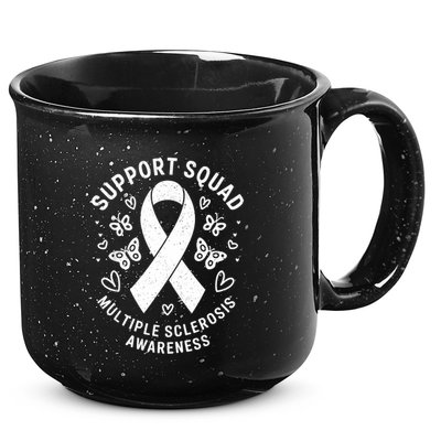 Ms Warrior Ms Support Squad For Multiple Sclerosis Awareness 15oz Campfire Ceramic Mug