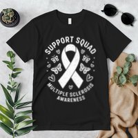 Ms Warrior Ms Support Squad For Multiple Sclerosis Awareness Premium T-Shirt