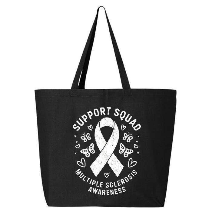 Ms Warrior Ms Support Squad For Multiple Sclerosis Awareness 25L Jumbo Tote