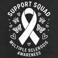 Ms Warrior Ms Support Squad For Multiple Sclerosis Awareness Trucker Hat