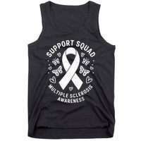 Ms Warrior Ms Support Squad For Multiple Sclerosis Awareness Tank Top