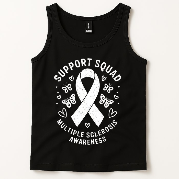 Ms Warrior Ms Support Squad For Multiple Sclerosis Awareness Tank Top