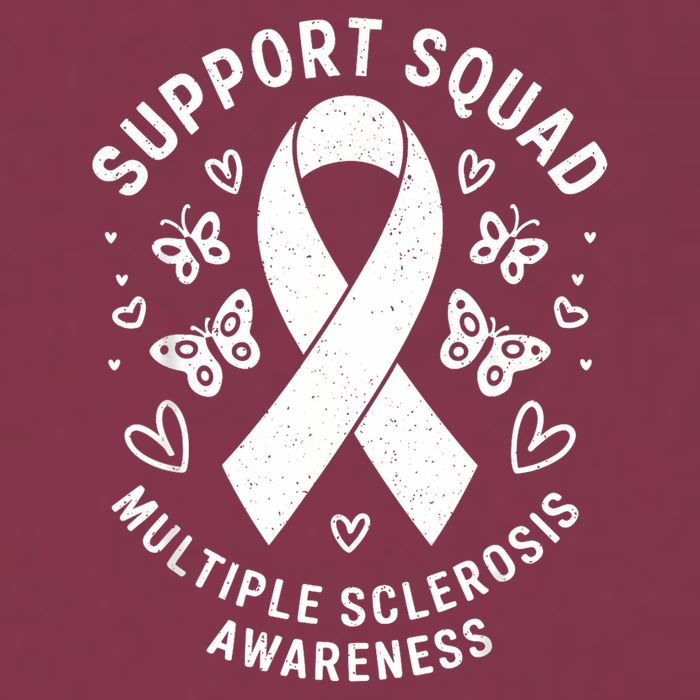 Ms Warrior Ms Support Squad For Multiple Sclerosis Awareness 16oz Travel Tumbler
