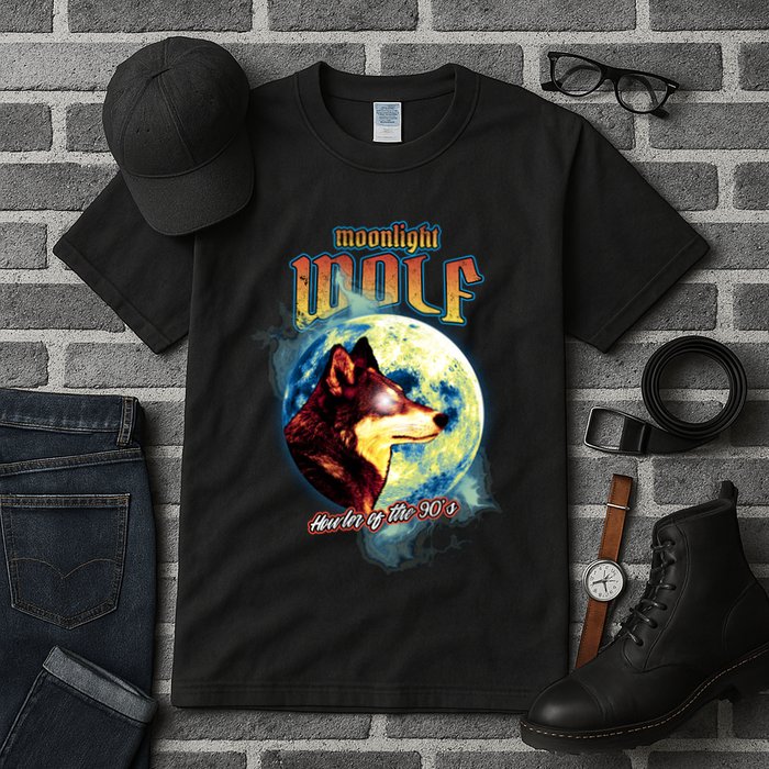 Moonlight Wolf Tall T-Shirt