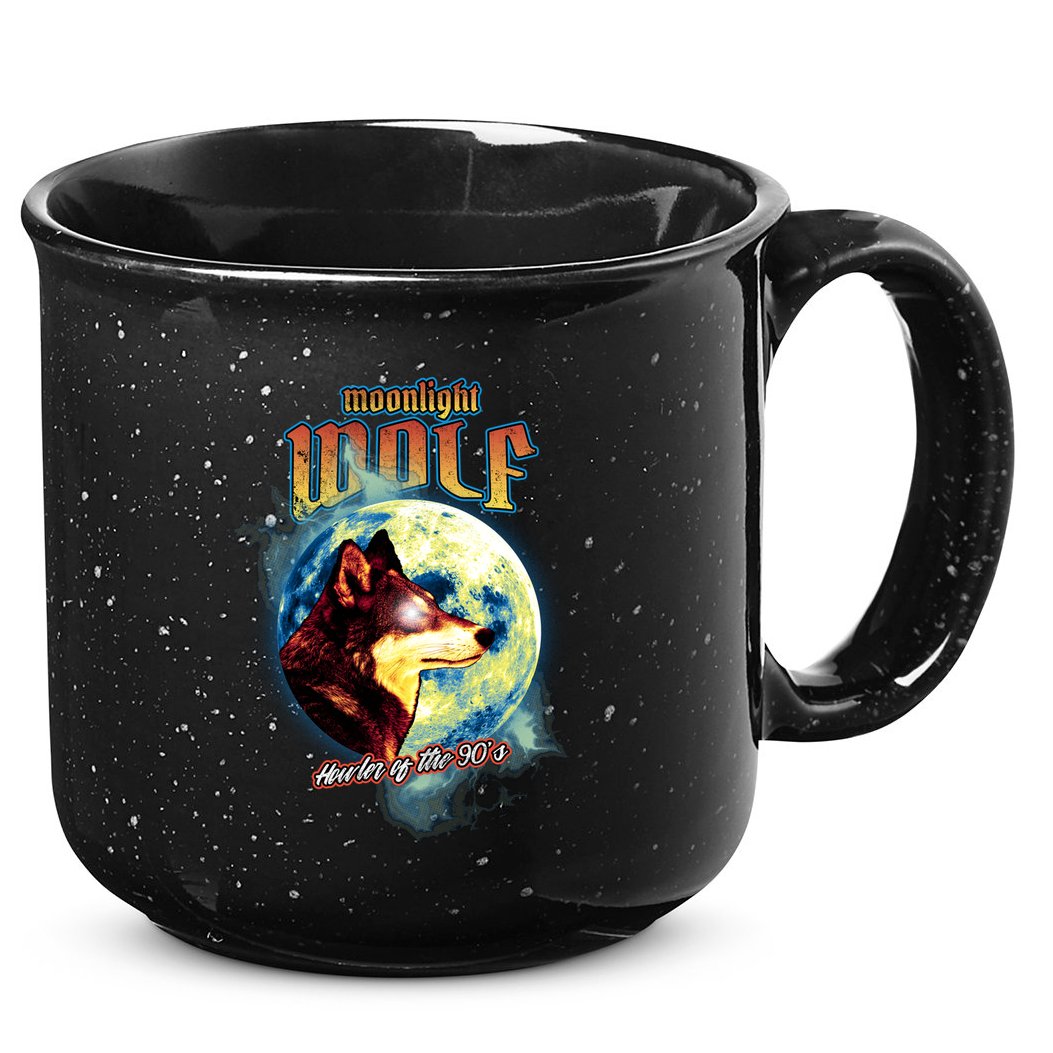 Moonlight Wolf 15oz Campfire Ceramic Mug