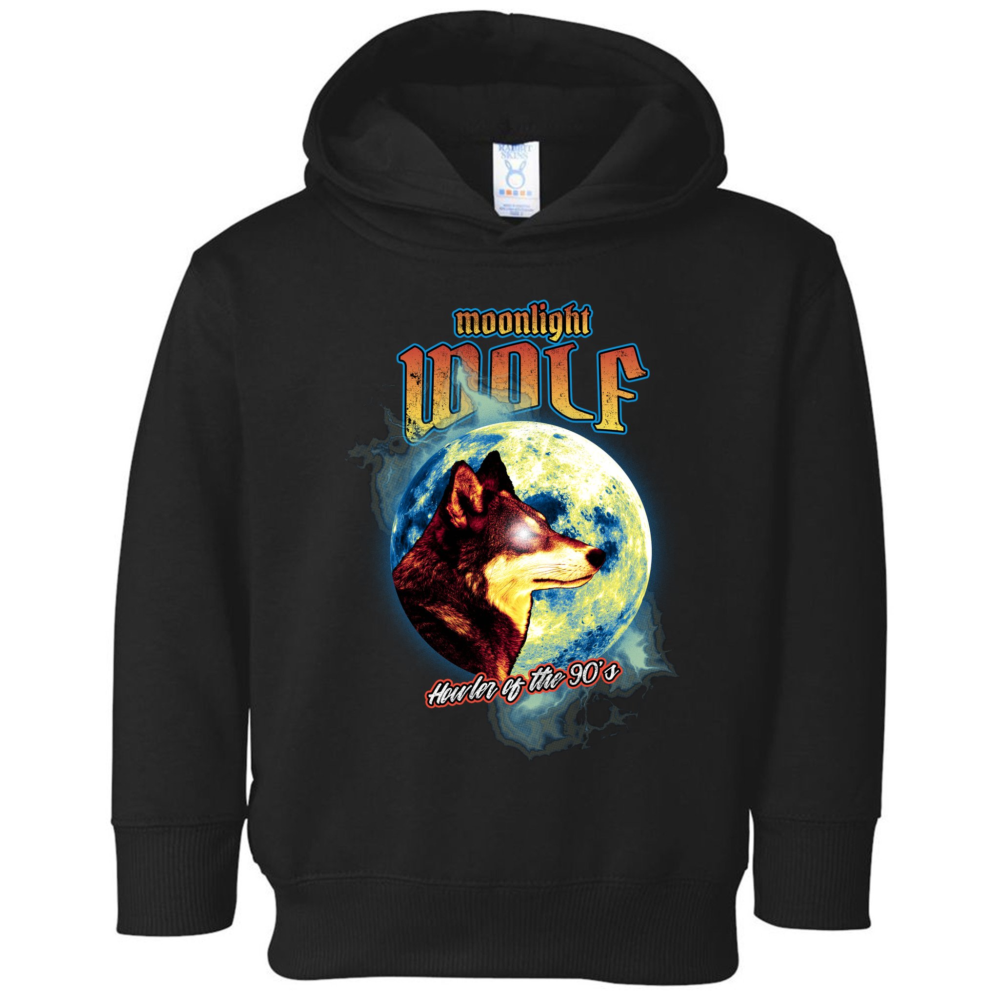 Moonlight Wolf Toddler Hoodie